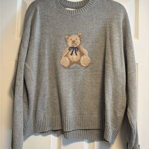 Hollister Light Gray Knit Sweater